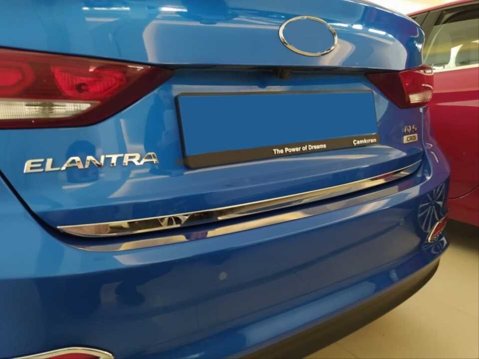 ELANTRA 2016-2019 IÇIN UYUMLU BAGAJ KAPAGI ÇITASI KROM