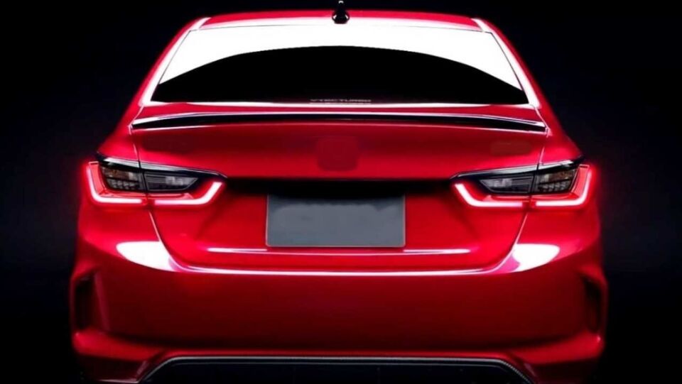 CITY 2020+ IÇIN UYUMLU  RS SPOILER  - PIANO BLACK (PARLAK SIYAH )