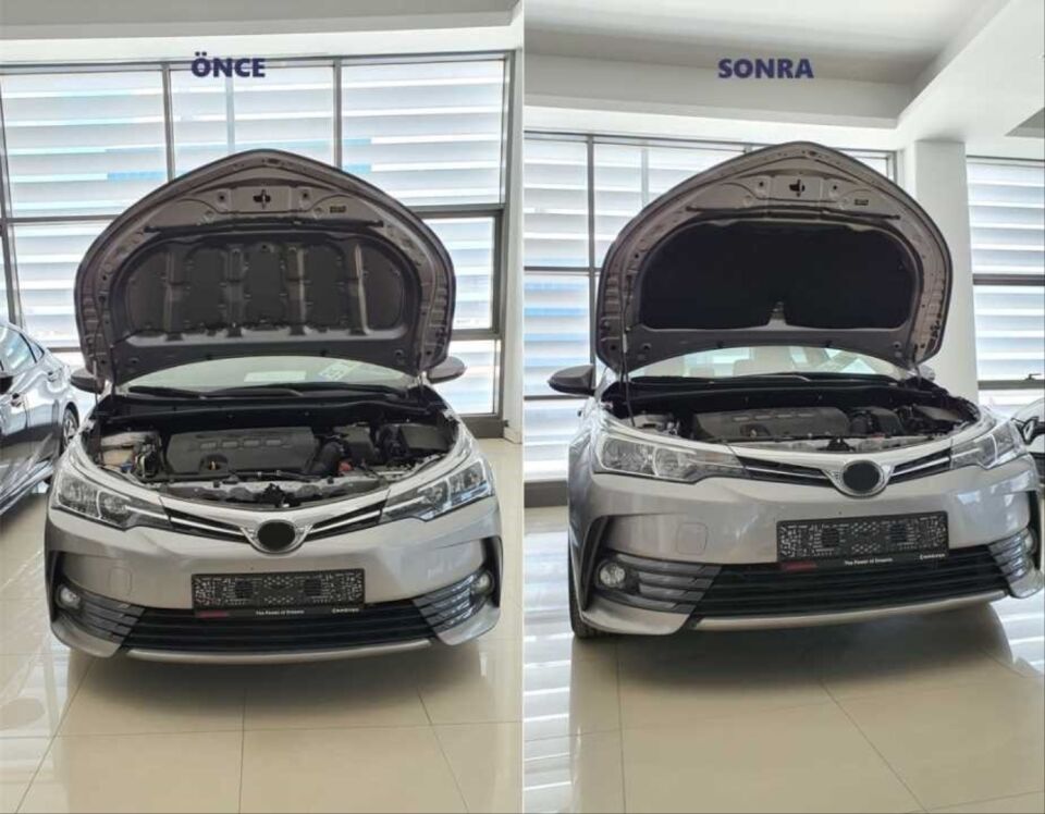 COROLLA 2014-2018 IÇIN UYUMLU KAPUT IZOLATÖRÜ