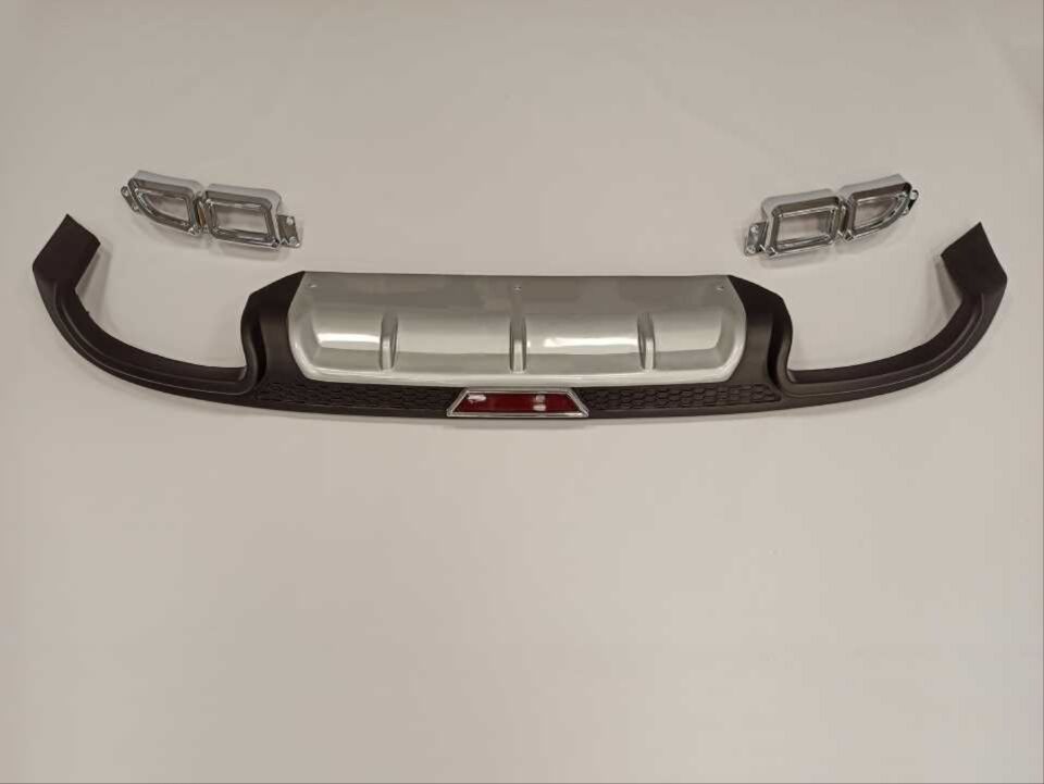 ELANTRA 2016-2019 IÇIN UYUMLU 4 EGZOZ SILVER DIFUZOR  REFLEKTÖRLÜ