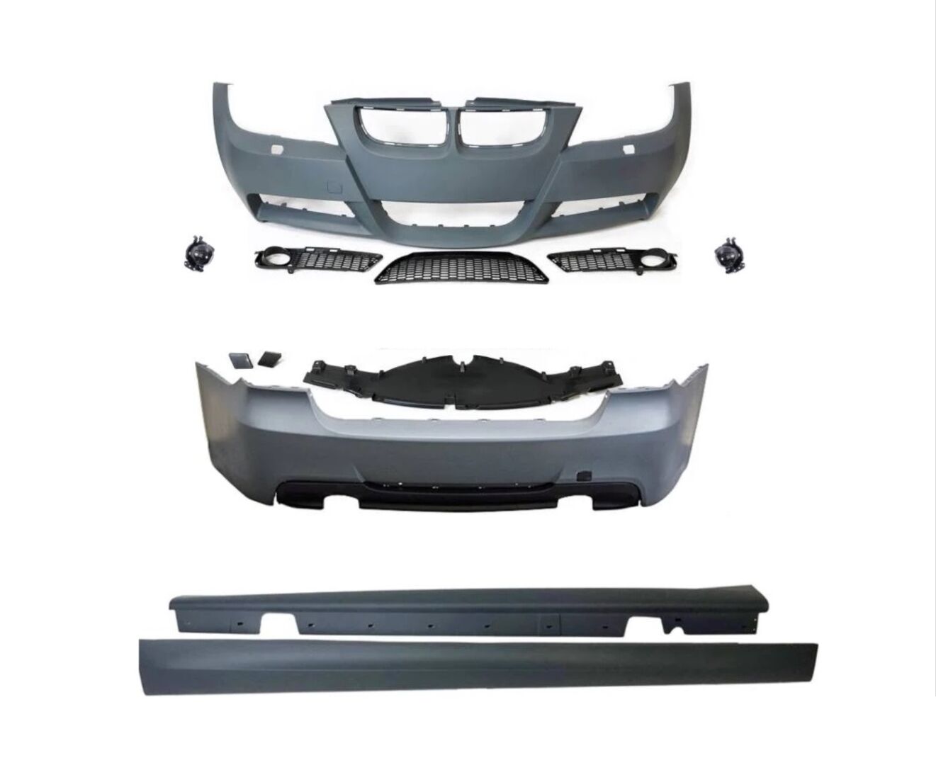 3 SERISI E90 2005-2008 İÇİN UYUMLU M-TECH BODY KIT(MAKYAJSIZ M-TECH)(SİS DAHİL)