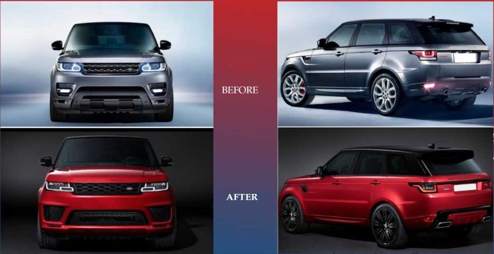 RR SPORT 2014-2017 IÇIN FACELIFT 2018+ BODY KIT (L494 MAKYAJLAMA)